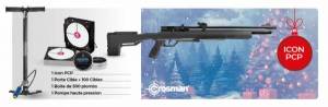 Pack CROSMAN ICON PCP + Pompe + Plombs + Cibles.