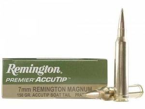 Cartouches 7 Rem. Mag. REMINGTON PREMIER 150 Grs ACCUTIP.