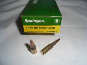 Cartouches 7 MM BR. REMINGTON 140 Grs SP X 20.