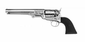 Revolver PIETTA 1851 Nord Navy 44 Nickelé Gravé Cal. 44.