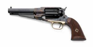 Revolver PIETTA 1858 ARMY SHERIFF jaspé / fluté / quadrillé Cal. 44 PN.