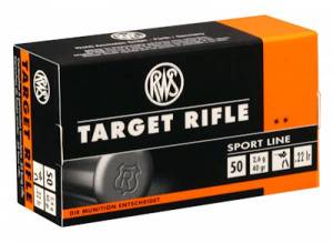 Cartouches 22 LR RWS TARGET RIFLE X 50 .