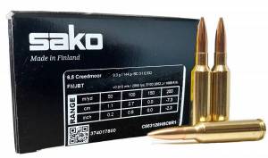 Cartouches 6,5 Creedmoor SAKO RANGE 144 Grs FMJ BT X 50.