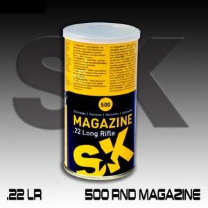 Cartouches 22 LR SK Magazine boite de 500 VRAC.
