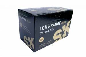 Cartouches 22 LR SK LONG RANGE Match X 500.