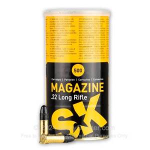 Cartouches 22 LR SK MAGAZINE boite de 500 VRAC.