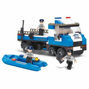 CAMION de POLICE avec Zodiac SLUBAN.