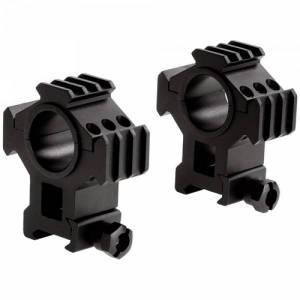 Colliers SUN OPTICS TACTICAL TRI-RAIL RINGS SET Extra Haut 25,4 / 30 MM sur rail Picatinny.