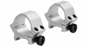 Colliers SUN OPTICS SPORT RINGS Bas 1 pouce sur rail Picatinny. INOX.