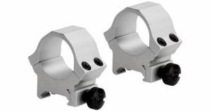 Colliers SUN OPTICS SPORT RINGS Medium 1 pouce sur rail Picatinny. INOX.