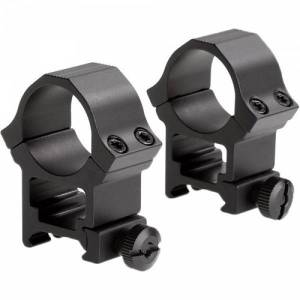 Colliers SUN OPTICS SPORT RINGS Haut 1 pouce sur rail Picatinny.