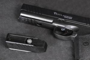 Chargeur rapide pour pistolet VESTA DEFENSE PDW 50 à 6 Coups.