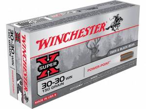 Cartouches 30 X 30 Win. WINCHESTER 150 Grs PP.