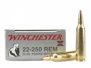 Cartouches 22 - 250 WINCHESTER 55 Grs PSP.