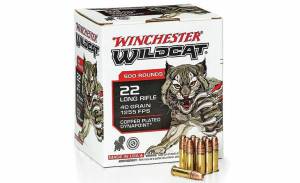 Cartouches 22 LR WINCHESTER WILDCAT HP X 500.