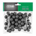 Billes Caoutchouc Noyau Acier Calibre .68 X 50.