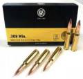 Cartouches 308 Win. RWS 168 Grs Target Elite Plus Match.
