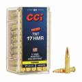 Cartouches CCI 17 HMR TNT.