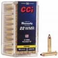 Cartouches 22 Magnum CCI 30 Grs V-MAX Polymer Tip.
