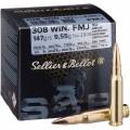 Cartouches 308 Win. Sellier & Bellot 147 Grs FMJ X 50.