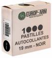 Pastilles NOIRES diamètre 19 MM X 1000.