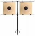 Porte Cibles BO Réglable 2 cibles papiers.