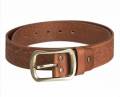 CEINTURE WESTERN CUIR MARRON.