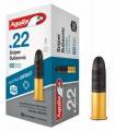 Cartouches 22 LR AGUILA Sniper Subsonic 60 Grains X 50.