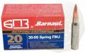 Cartouches 30 - 06 BARNAUL 168 Grs FMJ X 20.