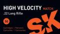 Cartouches 22 LR SK HIGH VELOCITY MATCH X 500.