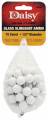 Billes DAISY en verre blanc Cal. 50.