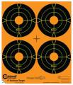 Cibles CALDWELL ORANGE PEEL Bullseye Target 4 pouces X 10.