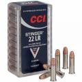 Cartouches 22 LR CCI STINGER X 50.