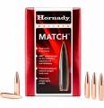 Ogives Hornady 264 / 6,5 MM - 140 Grs BTHP Match Réf. 26335.