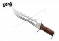 Couteau HERBERTZ avec manche Pakkawood avec dos de requin Réf : 103828