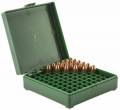 Boite MEGALINE pour 100 Cart. 9 MM / 380 VERTE.