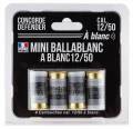 Cartouches MINI BALLABLANC calibre 12 X 50 MM.