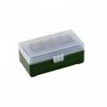Boite MEGALINE CLEAR pour 50 Cart. 38 Spé / 357 Mag.