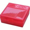 Boite MTM P 100 38 / 357 Rouge translucide.