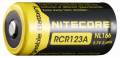 Accus NITECORE NL 166 type 123 A.