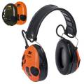 Casque Electronique PELTOR SportTac Kaki / Orange.