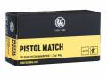 Cartouches 22 LR RWS PISTOL MATCH X 50.