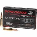 Cartouches 308 Win. WINCHESTER 168 Grs BTHP Match X 20.